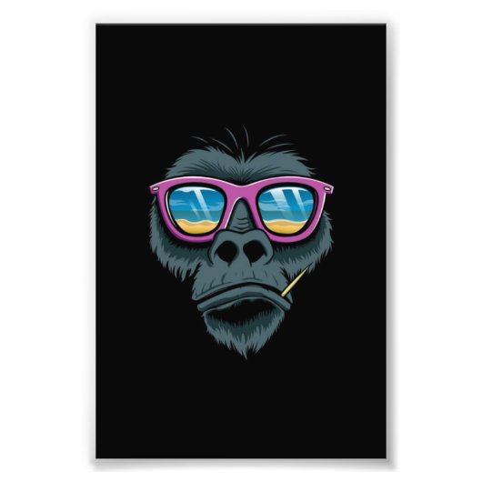Cool Monkey poster (Voorkant)