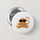 Cool Monkey Ronde Button 5,7 Cm (Voorkant /achterkant)