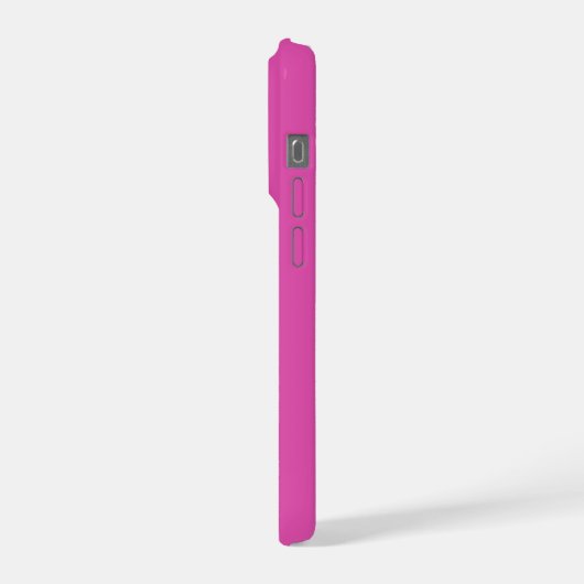 Cool Monochrome Roze Trendy Script Monogram iPhone Hoesje (Linkerkant)