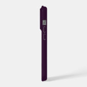 Cool Monochrome violet moderne Monogramme (Côté gauche)