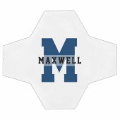 Cool Monogram Aangepaste naam Klassieke Lichte Bla Voetbal (Enkel)