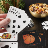 Cool Monogram Basketbal Thema Poker Speelkaarten (Insitu)