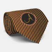 Cool Monogram Retro Cravates rayés (Roulé)