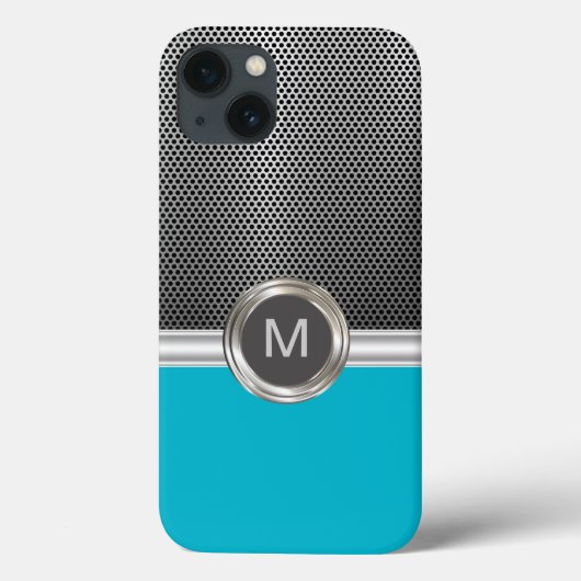 Cool Monogram Rugged Kijk Case-Mate iPhone Case (Achterkant)