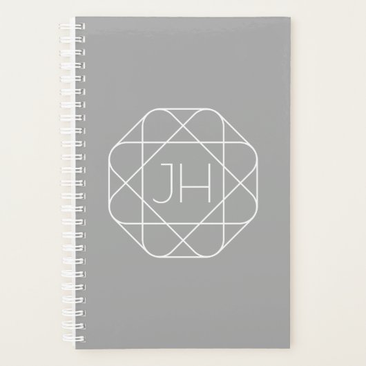 Cool monogram, style vibe | Grey & White (Devant)