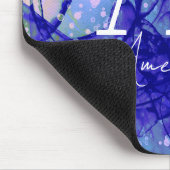 Cool Monogrammatica Name Abstract Blue Muismat (Hoek)