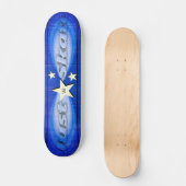 Cool Monogrammed Skateboard "Just Schaats" (Voorkant)