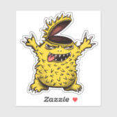Cool Monster Crazy Brainless Character Sticker (Vel)