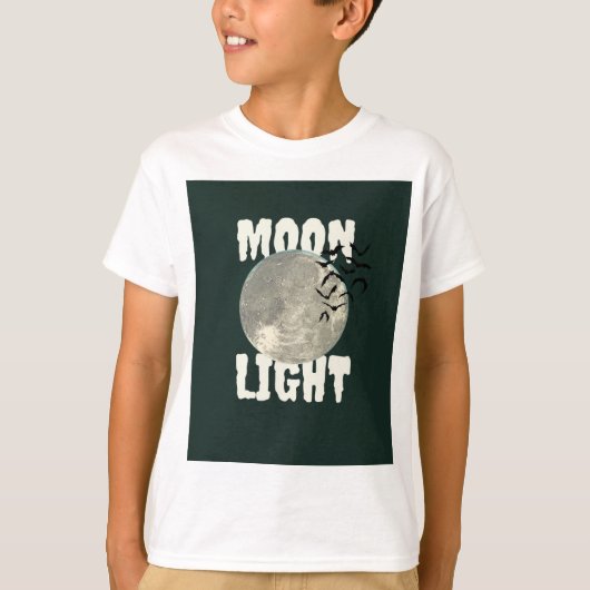Cool Moon Light Galaxy Birthday Gift Boy's T-Shirt (Devant)