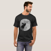 Cool Moose  Moon    Howling Moose T-shirt (Voorkant volledig)