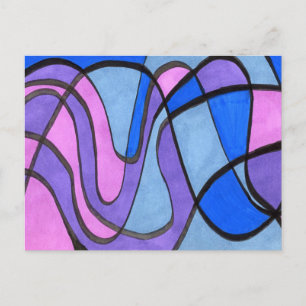 "Cool Morning" Abstract Briefkaart