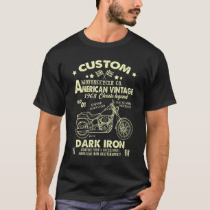 Cool Motorcycle Co. 1968 Birthday American T-shirt