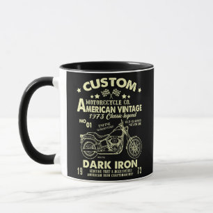 Cool Motorcycle Co. 1973 Birthday American Mok