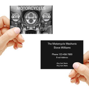 Cool Motorcycle Mechanic Visitekaartje