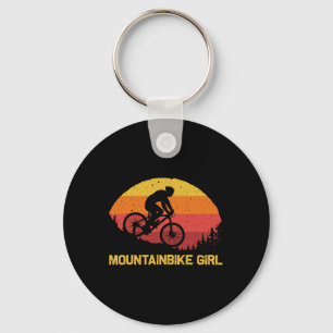 Cool Mountainbiken voor meisjes Kinderen Biker Mtb Sleutelhanger