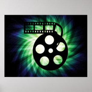 Cool Movie Reel Poster