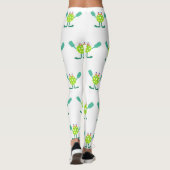Cool Mr Pickle-ball Pattern Leggings (Achterkant)
