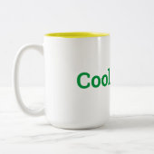 Cool. Mug bicolore de 15 oz (Gauche)