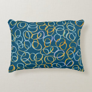 Cool multicolore Abstrait Motif extérieur Coussin 