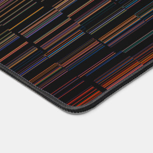 COOL Multicolored Striped Patroon Bureaumat