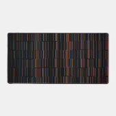 COOL Multicolored Striped Patroon Bureaumat (Voorkant)