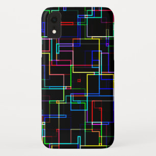 COOL Multicolored Striped Patroon iPhone XR Hoesje