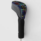 COOL Multicolored Striped Patroon Golfheadcover (Schuin)