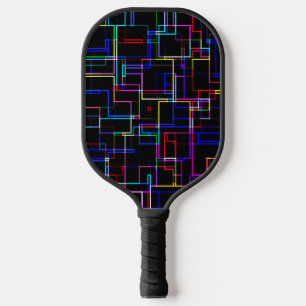 COOL Multicolored Striped Patroon Pickleball Paddle