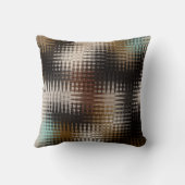 Cool Multicolored Wavy Zigzag Pattern Kussen (Achterkant)