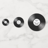 Cool Music Design Custom Records Confetti (Achterkanten)