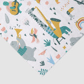 Cool Musical Band Tissuepapier (Detail)