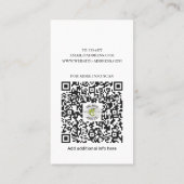 Cool Musician & Songwriter Ajouter Carte de visite (Dos)