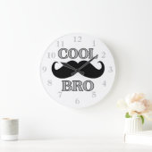 Cool Mustache Bro Grote Klok (Huis)