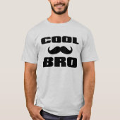 Cool Mustache Bro T-shirt (Voorkant)