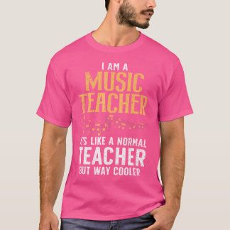 Cool Muziek Leraar Kunst Voor Mannen Vrouwen Schoo T-shirt