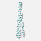 Cool Narwhal Pattern Stropdas (Voorkant)