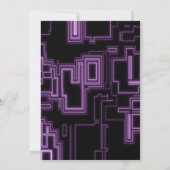 Cool Neon Virtual Reality Kinder videogame Kaart (Achterkant)