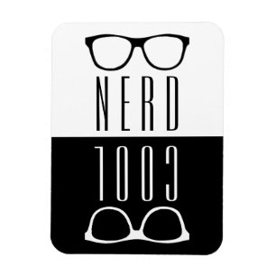 Cool Nerd-contrastvoorbeeld Magneet