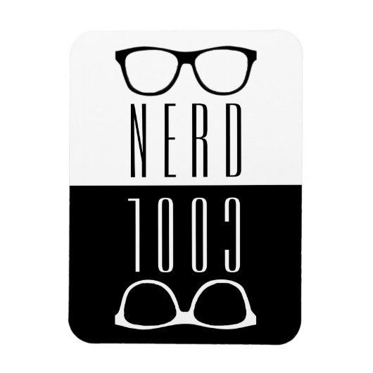 Cool Nerd-contrastvoorbeeld Magneet (Verticaal)