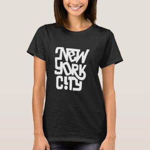 Cool New York City Graffiti Illustratie Graphic D T-shirt