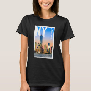 Cool New York City Skyline die in New York loopt T-shirt