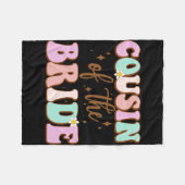 Cool nichtje van de bruid huwelijksdouche nichtje  fleece deken (Voorkant (Horizontaal))