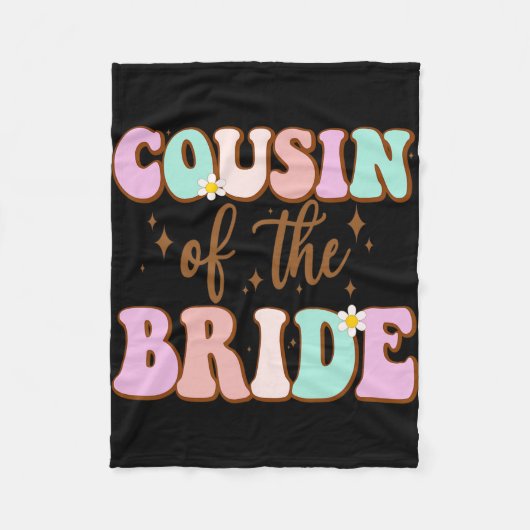 Cool nichtje van de bruid huwelijksdouche nichtje  fleece deken (Voorkant)