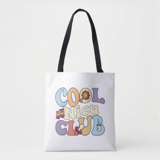 Cool Nicu Club Neonatale Intensive Care Verpleegku Draagtas (Voorkant)