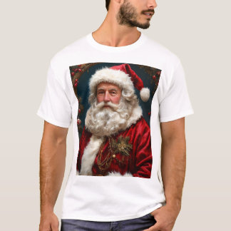 Cool Nieuwjaar T-shirt Kerstman