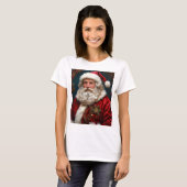 Cool Nieuwjaar T-shirt Kerstman (Voorkant volledig)