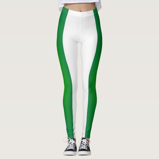 Cool Nigeria Vlag Mode Leggings (Voorkant)