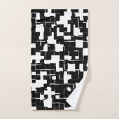 Cool noir et blanc Tendance Motif élégant (Serviette à main)