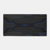 Cool noir et bleu futuriste arrière - plan de jeu (Recto)