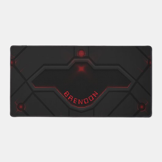 Cool noir et rouge futuriste arrière - plan de jeu (Recto)